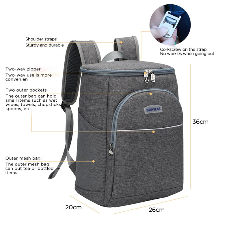 OUTDOOR/CAMPING BACKPACK COOLER